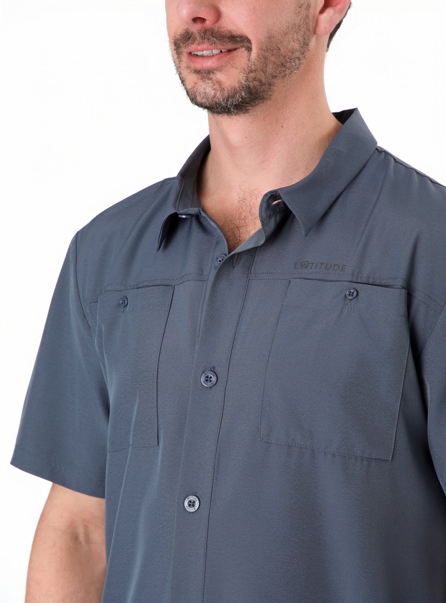 Camisa hombre Lenga azul