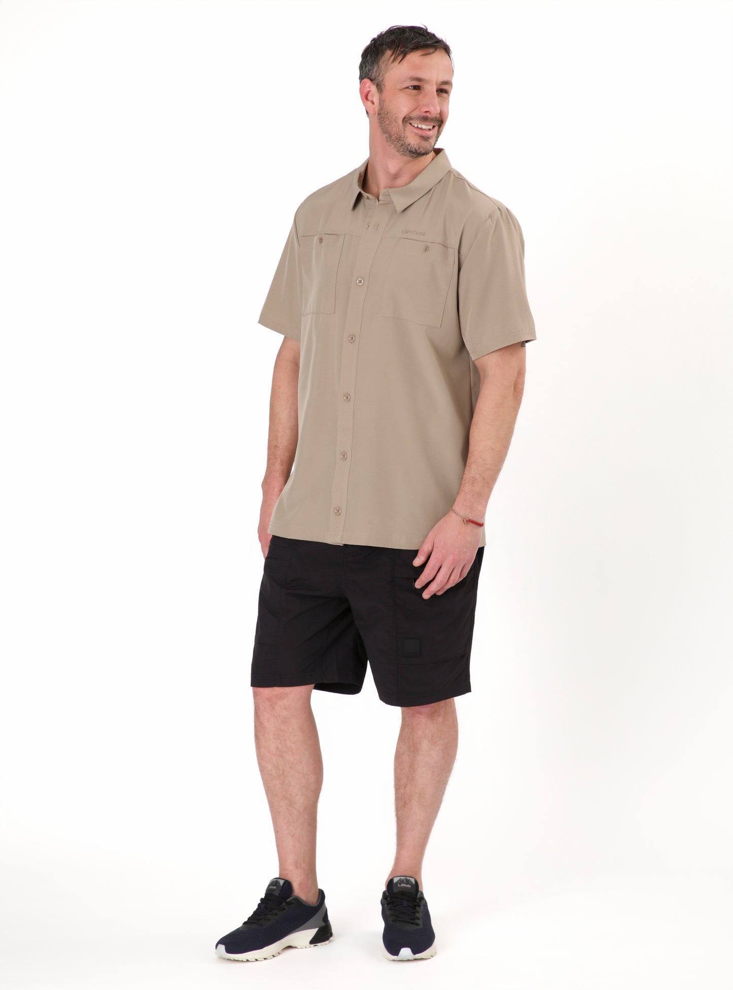 Camisa hombre Lenga café claro