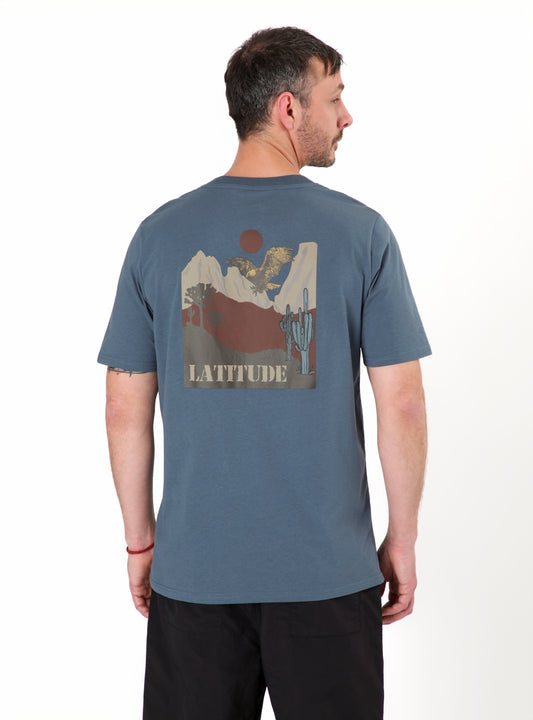 Polera hombre Raulí azul