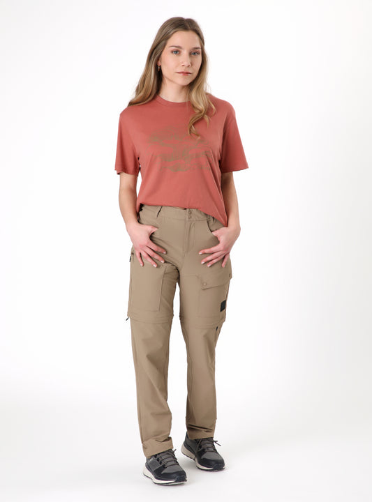 Pantalón mujer Canelo café claro