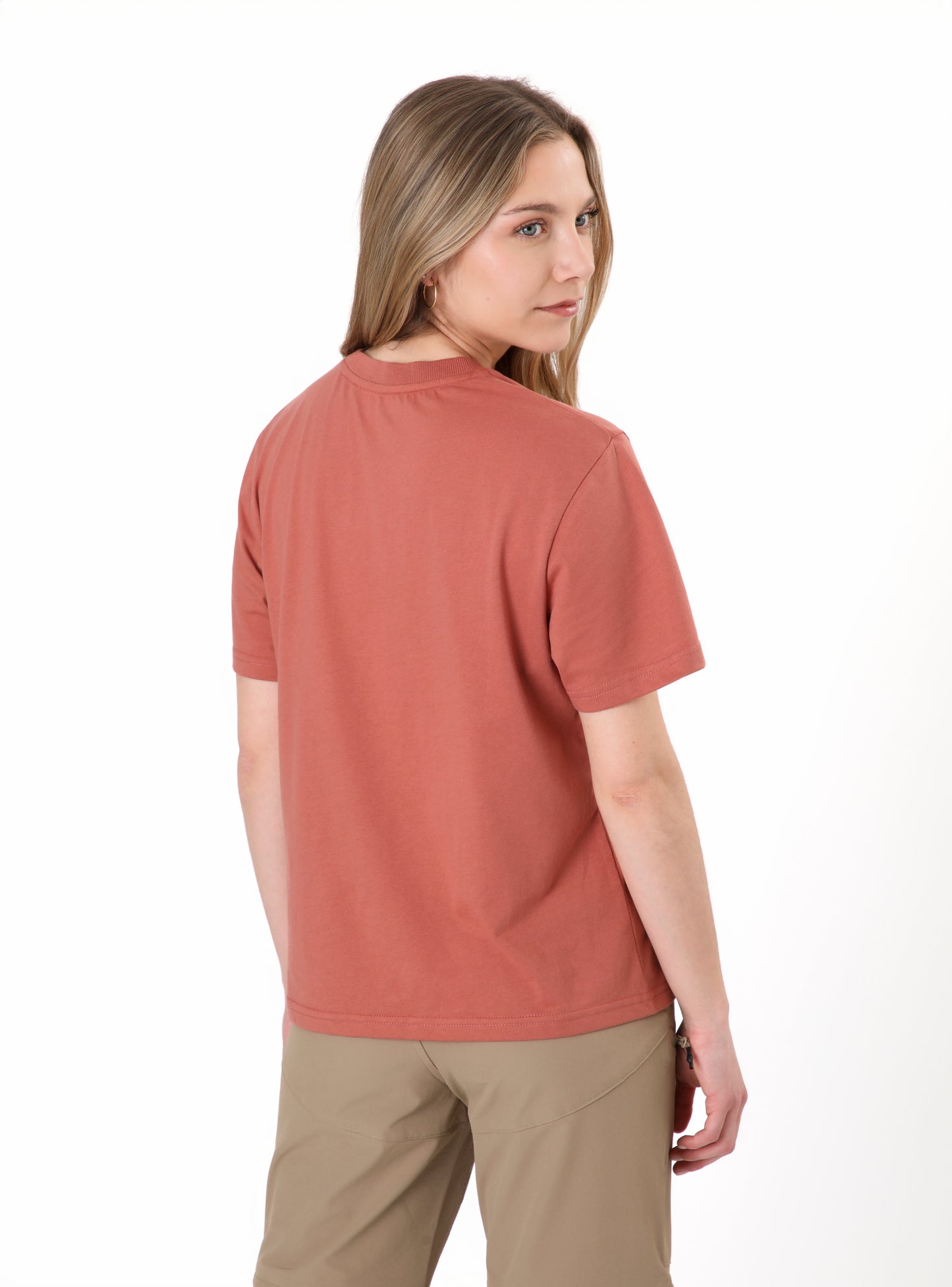 Polera mujer Roble naranja