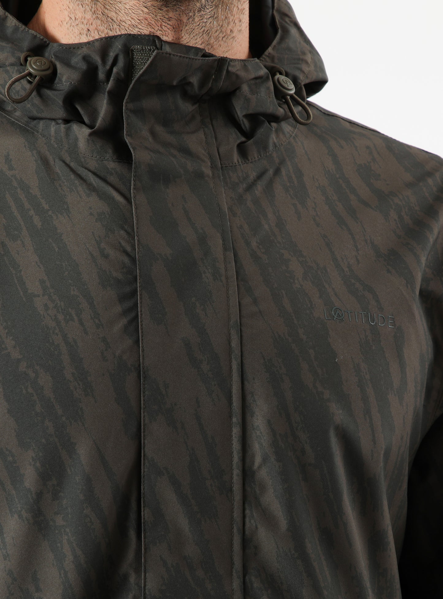 Chaqueta Impermeable Hombre Blossom Verde Olivo