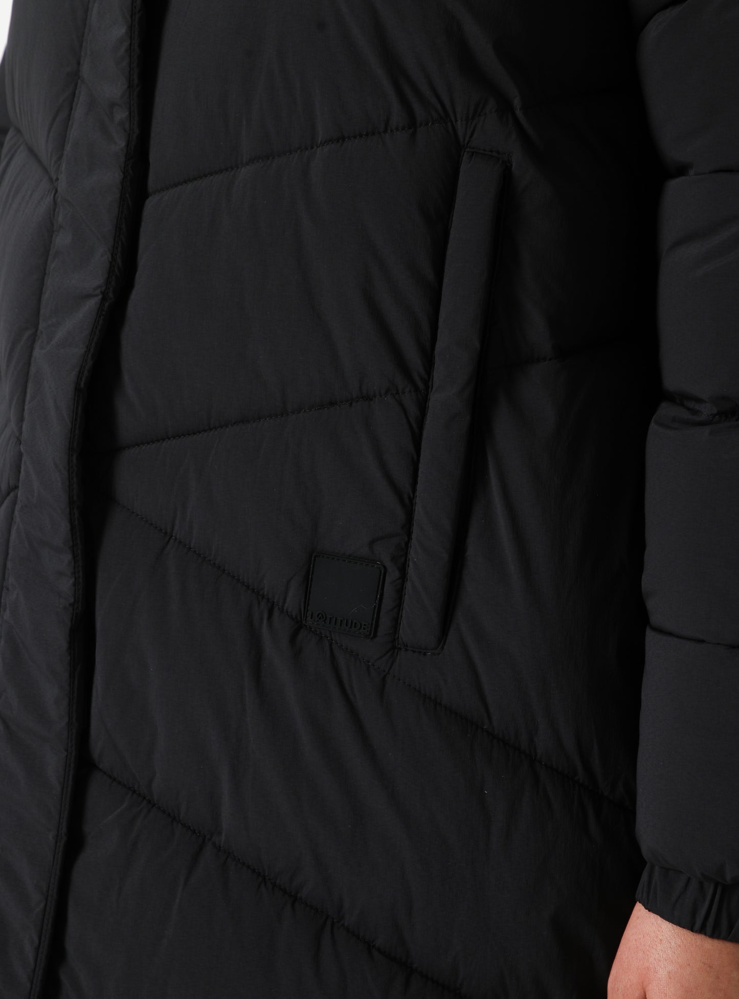 Parka Larga Mujer Kinu Negra