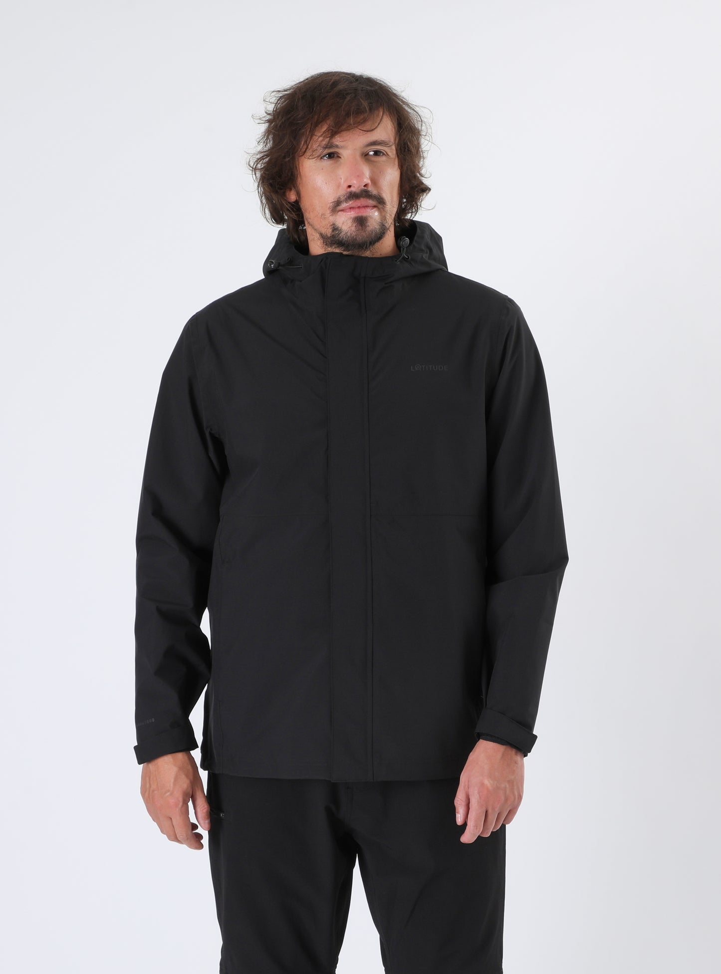 Chaqueta Impermeable Hombre Blossom Negra