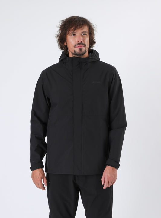 Chaqueta Impermeable Hombre Blossom Negra