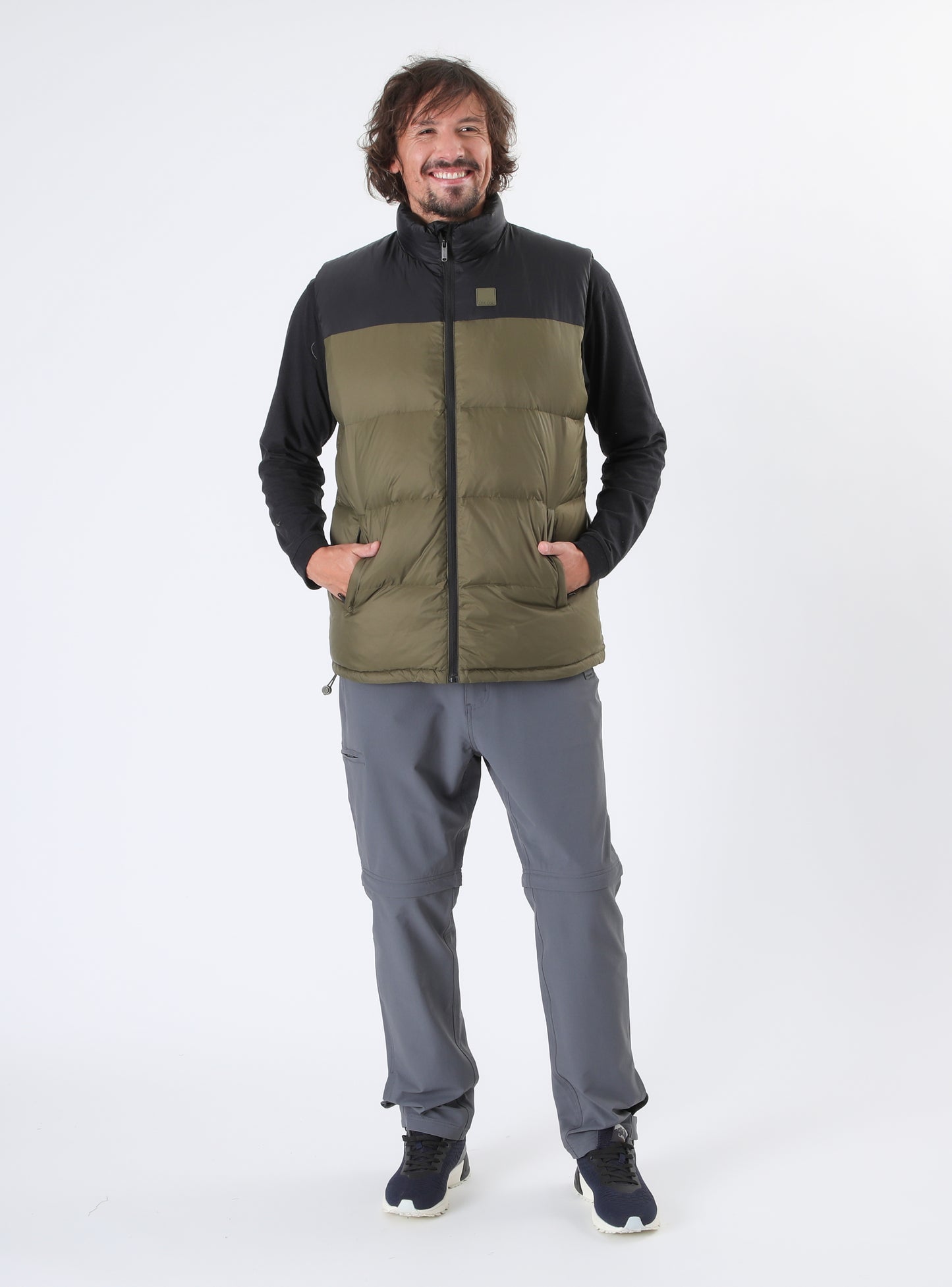 Parka sin Mangas Hombre Hydra Verde Olivo