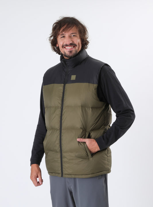 Parka sin Mangas Hombre Hydra Verde Olivo