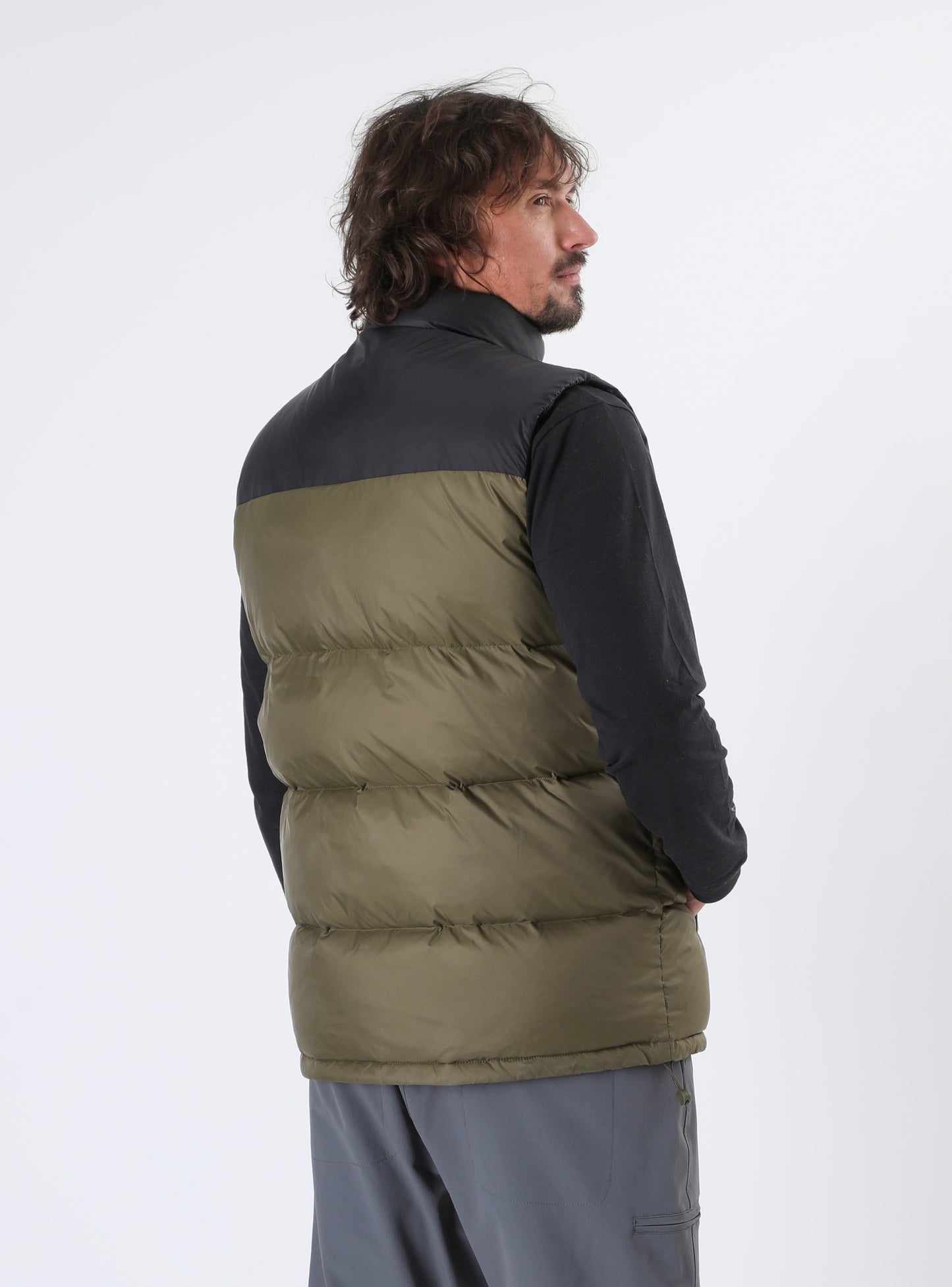 Parka sin Mangas Hombre Hydra Verde Olivo