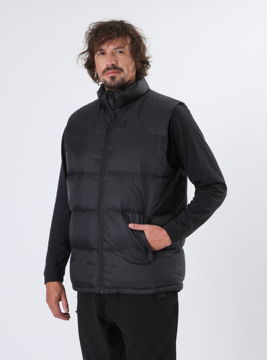 Parka sin Mangas Hombre Hydra Negra