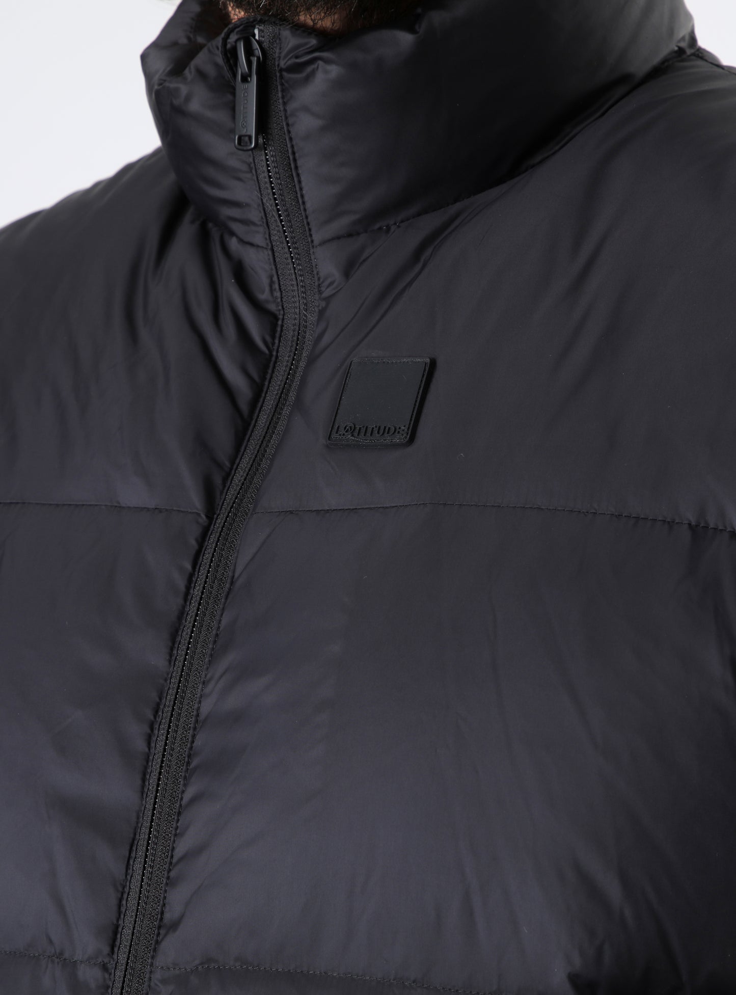 Parka sin Mangas Hombre Hydra Negra