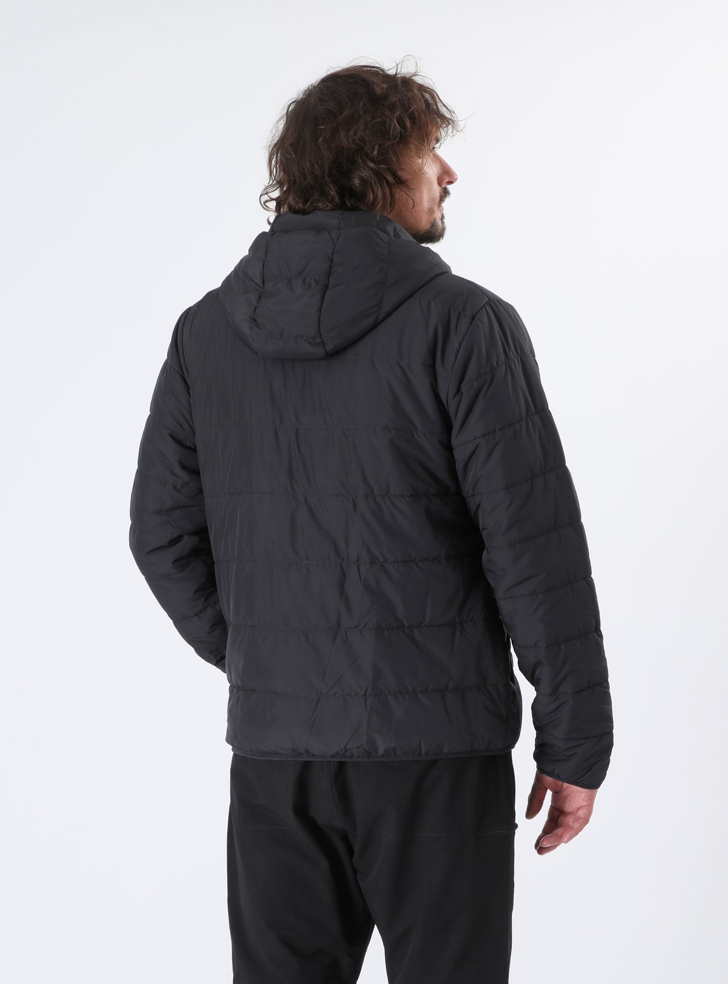 Parka Delgada Hombre Ara Negra