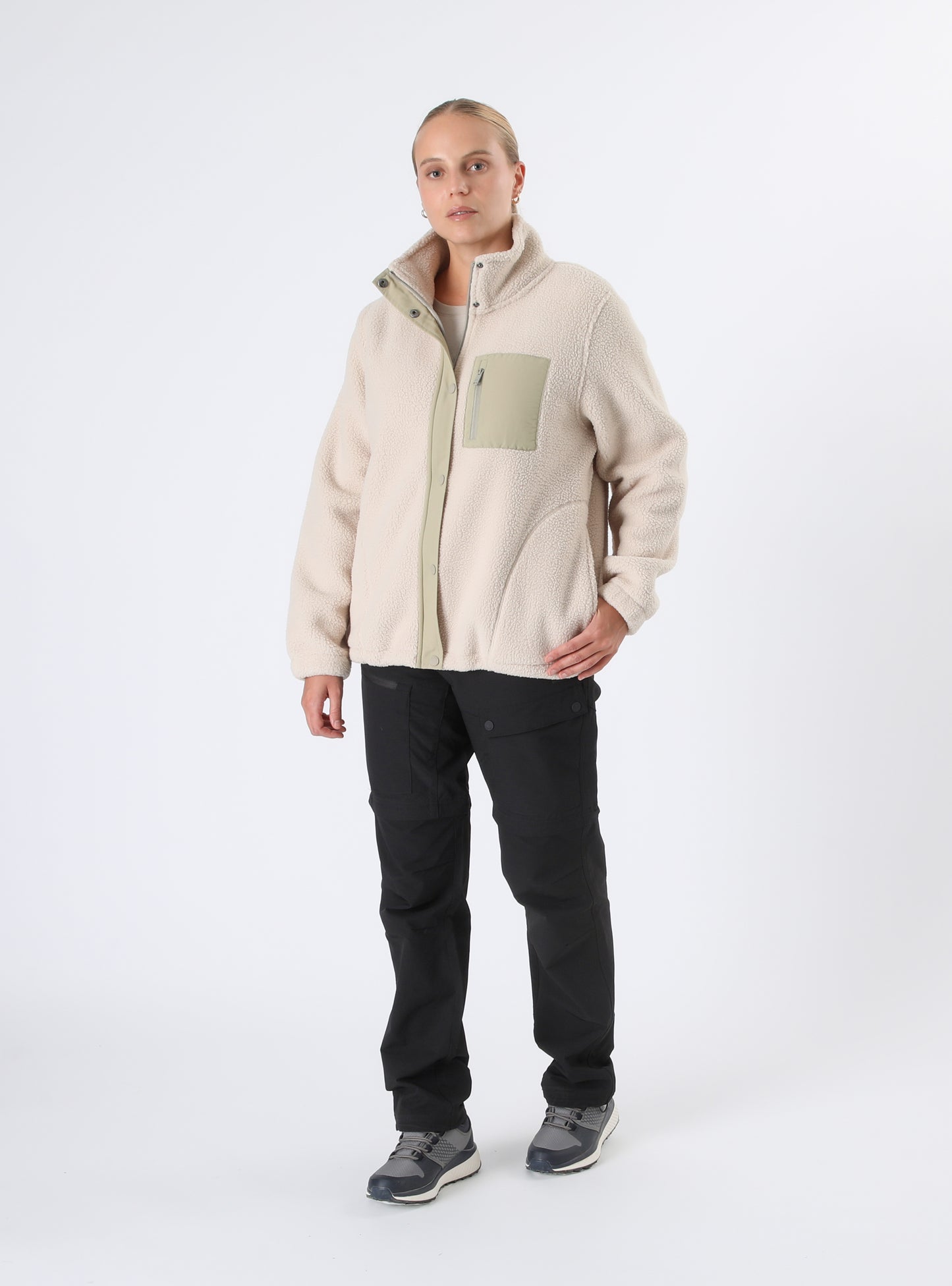 Sherpa Mujer Comfy Azul
