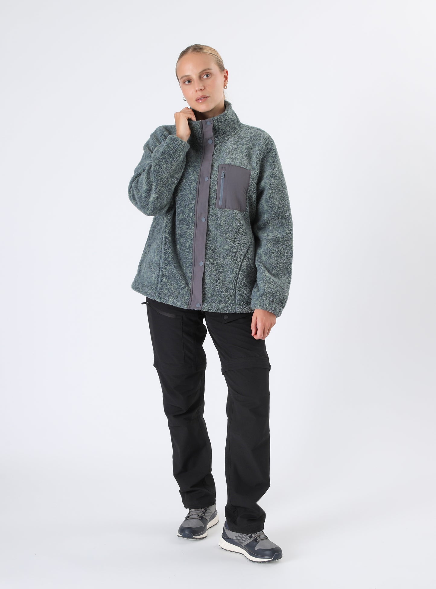 Sherpa Mujer Comfy Azul
