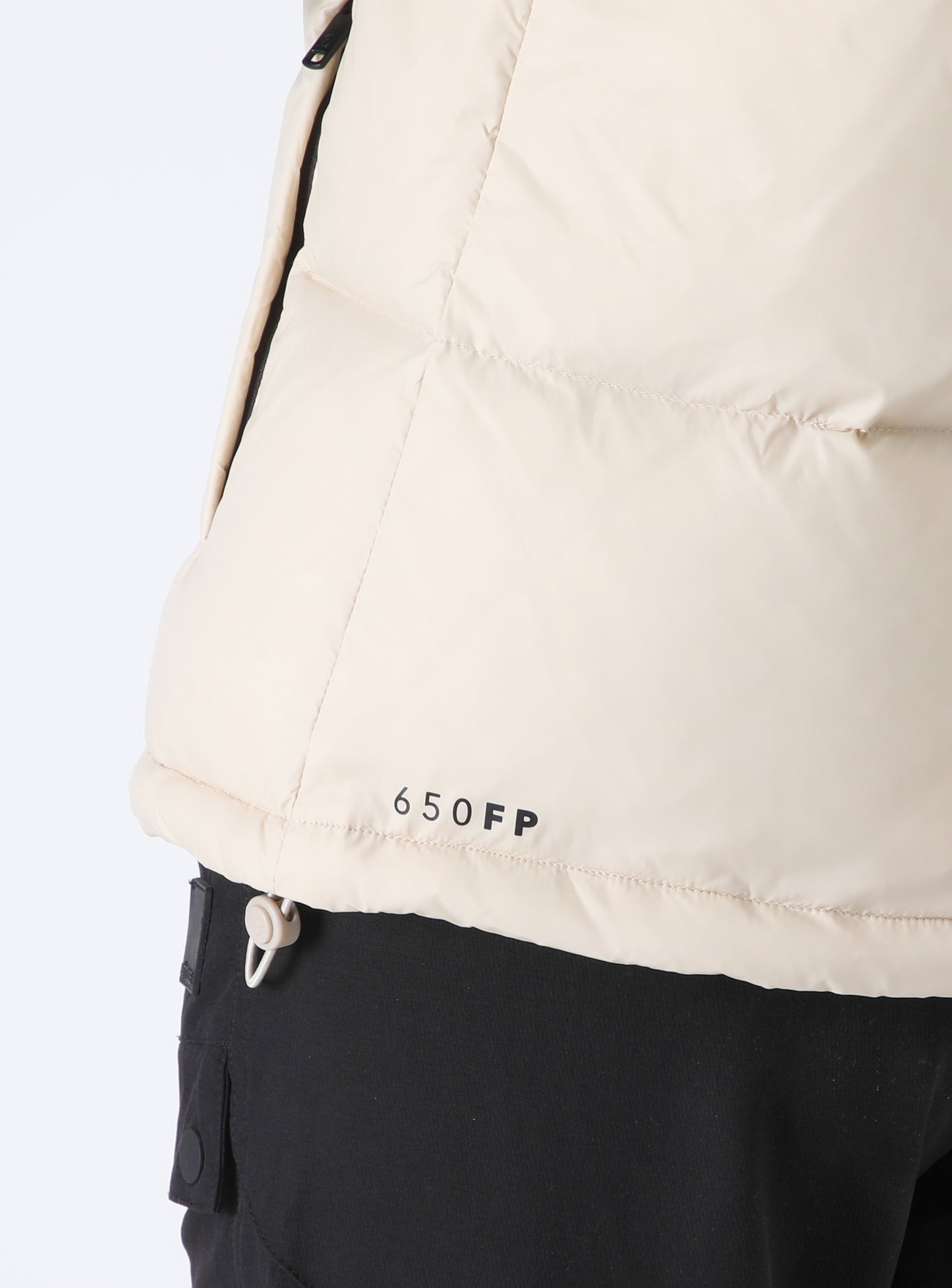 Parka sin Mangas Mujer Domini Beige