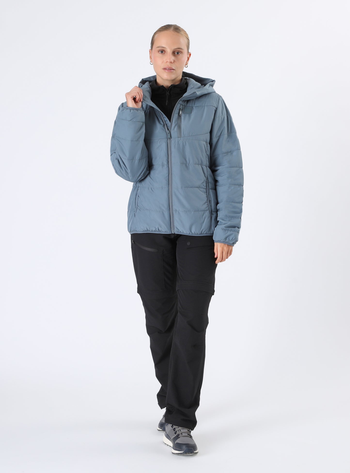 Parka Delgada Mujer Socotra Celeste