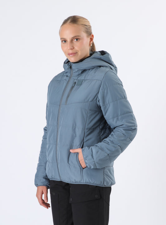 Parka Delgada Mujer Socotra Celeste
