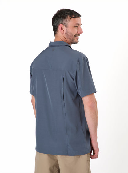 Camisa hombre Lenga azul