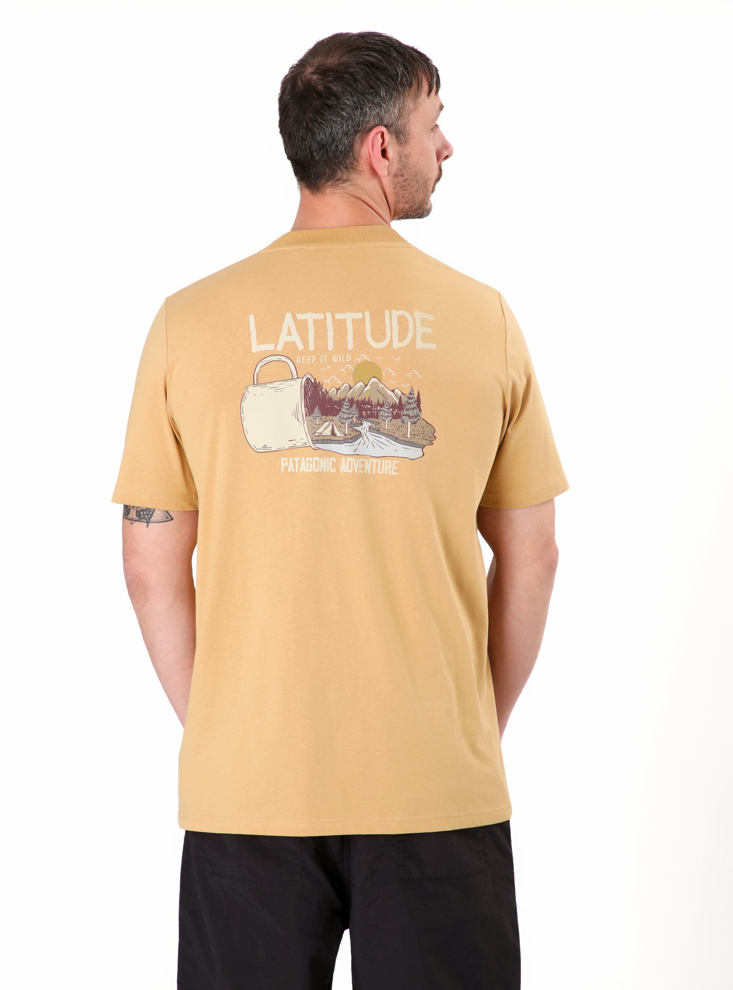 Polera hombre Raulí amarilla