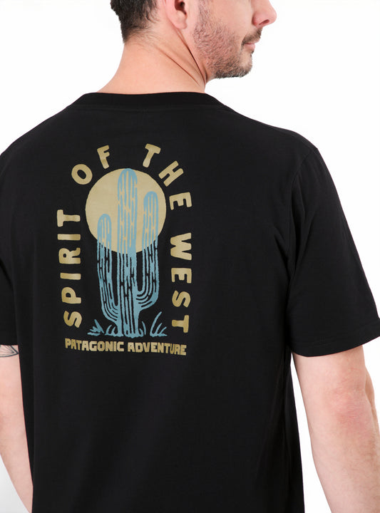 Polera hombre Raulí negra