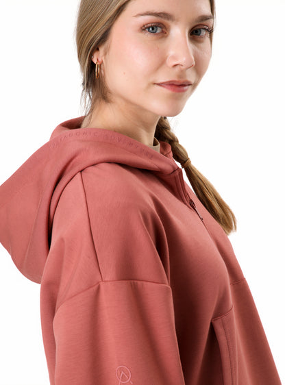 Polerón mujer Coihue naranjo