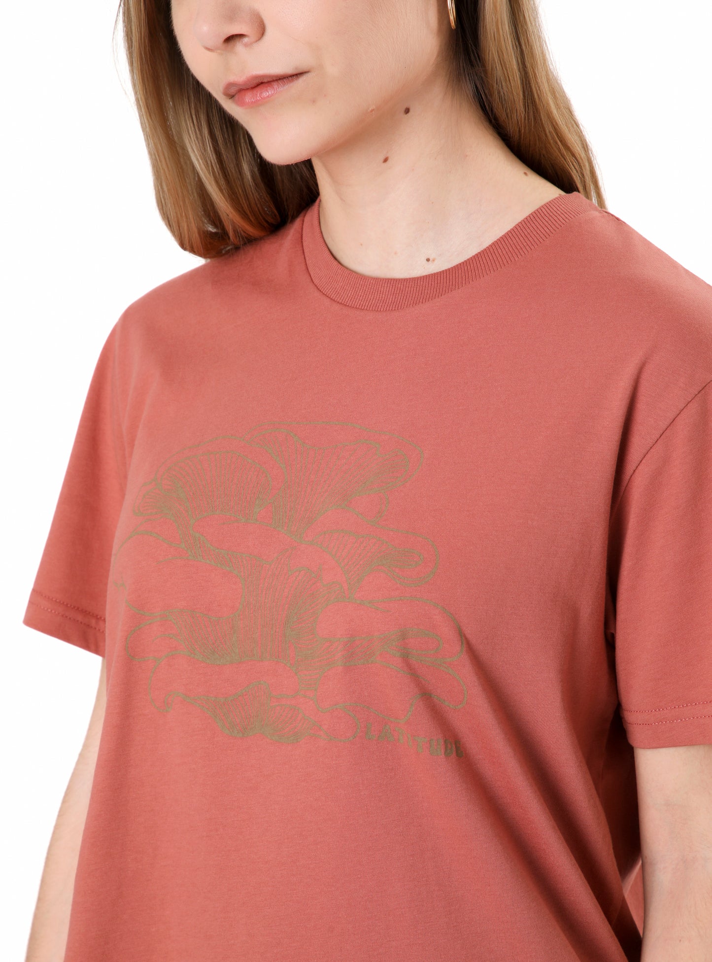 Polera mujer Roble naranja