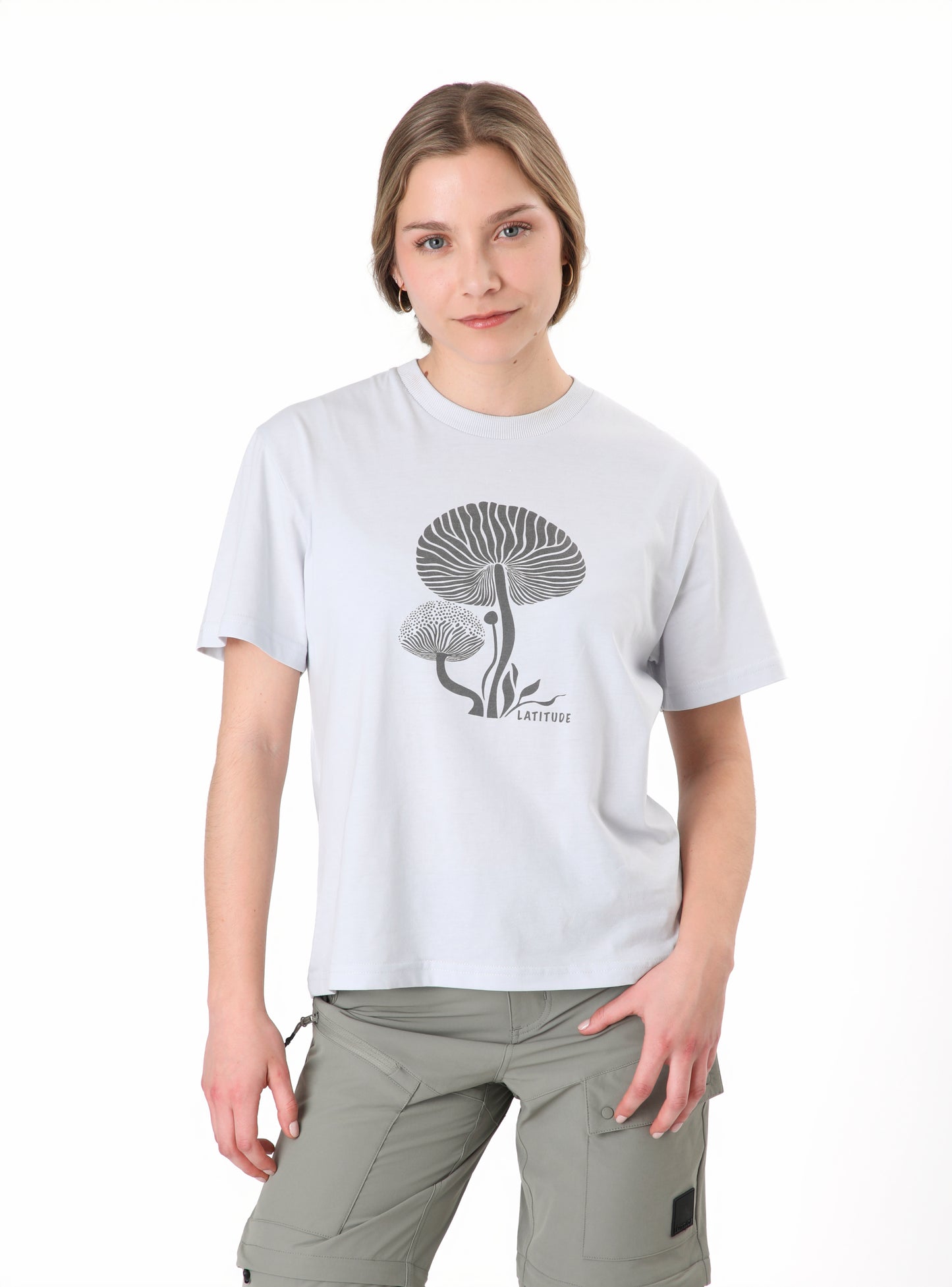 Polera mujer Roble celeste