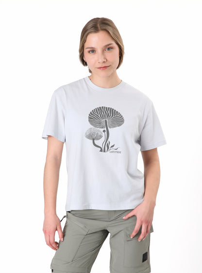 Polera mujer Roble celeste
