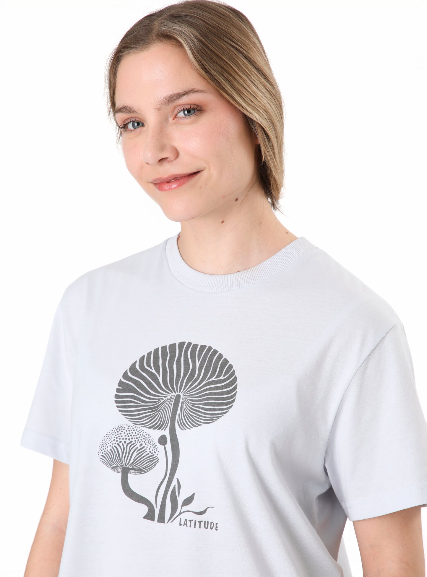 Polera mujer Roble celeste