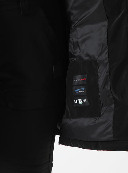 Parka Larga Mujer Miombo Negra