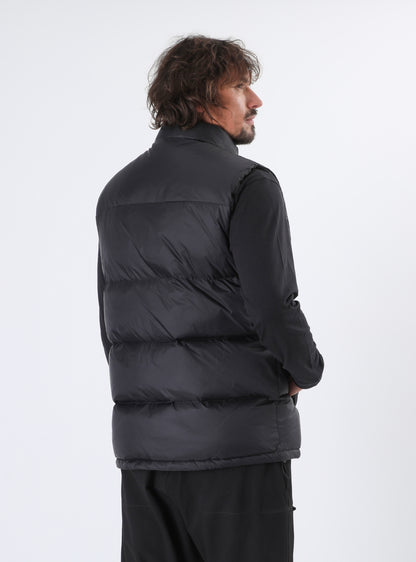 Parka sin Mangas Hombre Hydra Negra