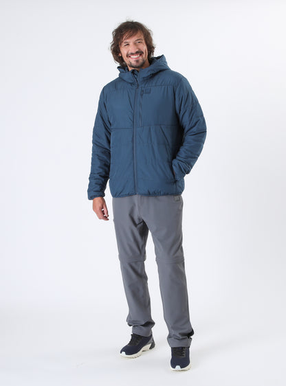 Parka Delgada Hombre Ara Azul
