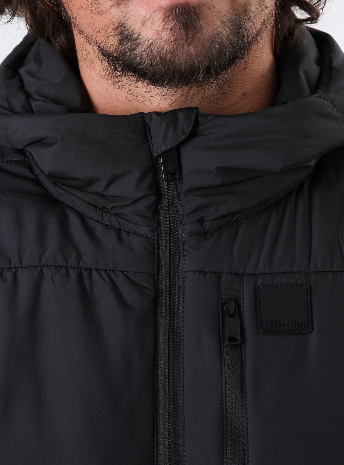 Parka Delgada Hombre Ara Negra