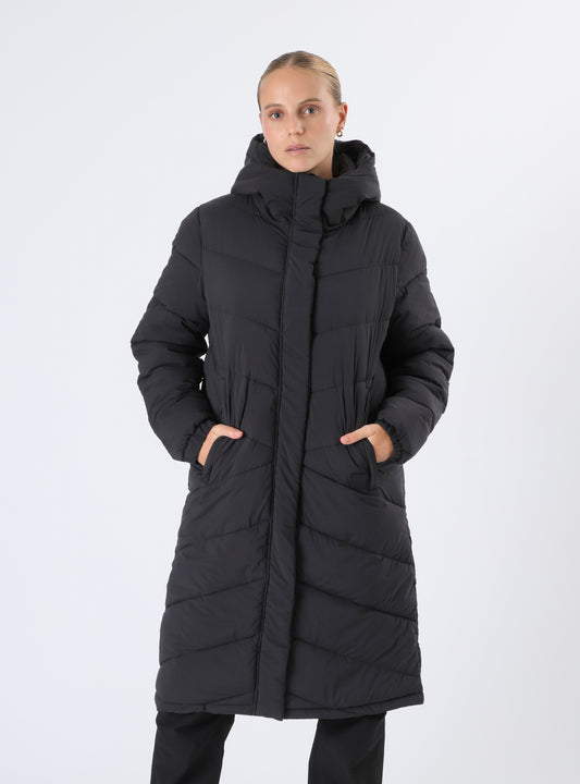 Parka Larga Mujer Kinu Negra