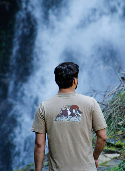 Polera hombre Raulí café claro