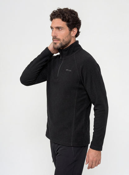 Polar Texturizado Hombre Fitz Roy Negro