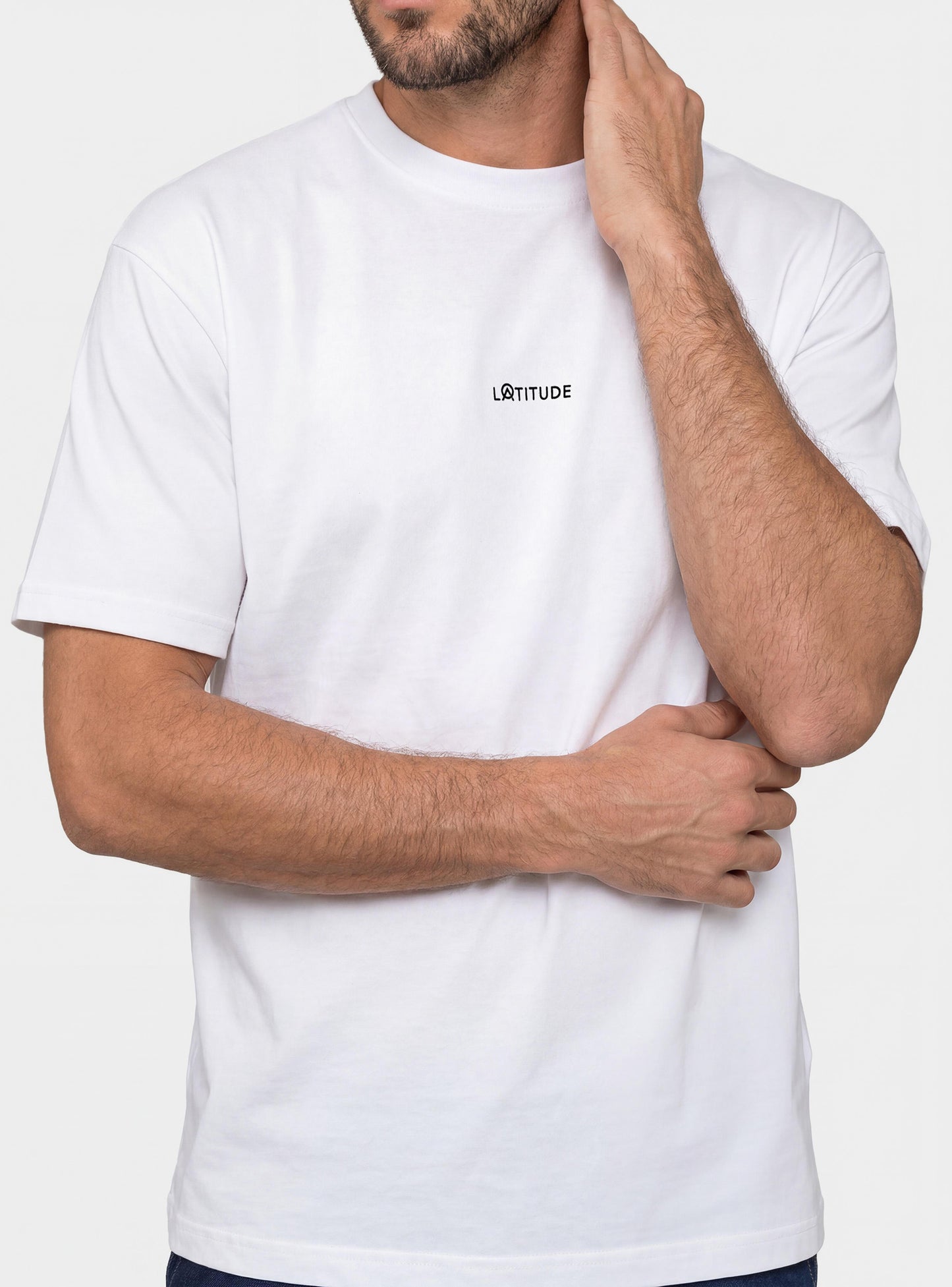 Polera Estampada Hombre Pumalín color blanco