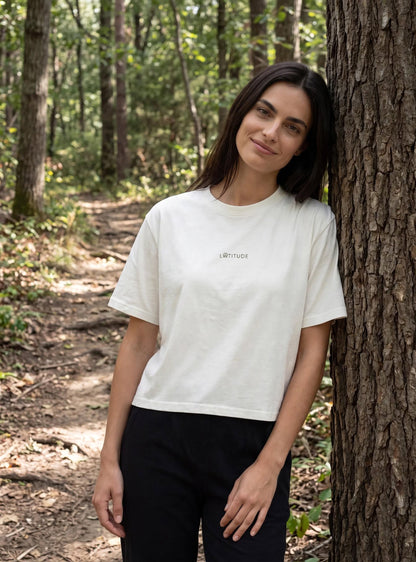Polera mujer manga corta Chacabuco color blanco