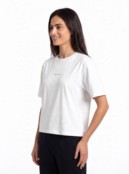 Polera mujer manga corta Chacabuco color blanco