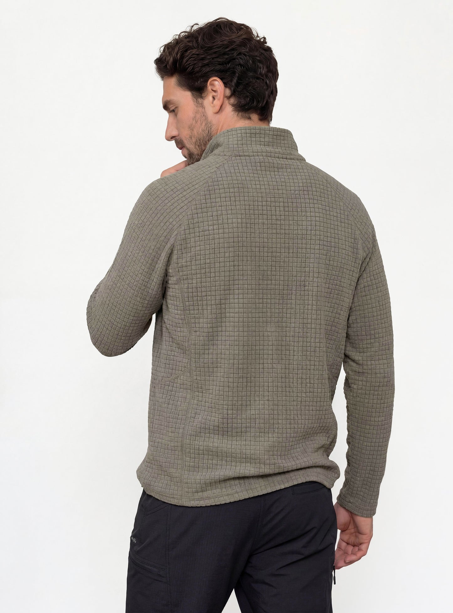 Polar Texturizado Hombre Fitz Roy color beige