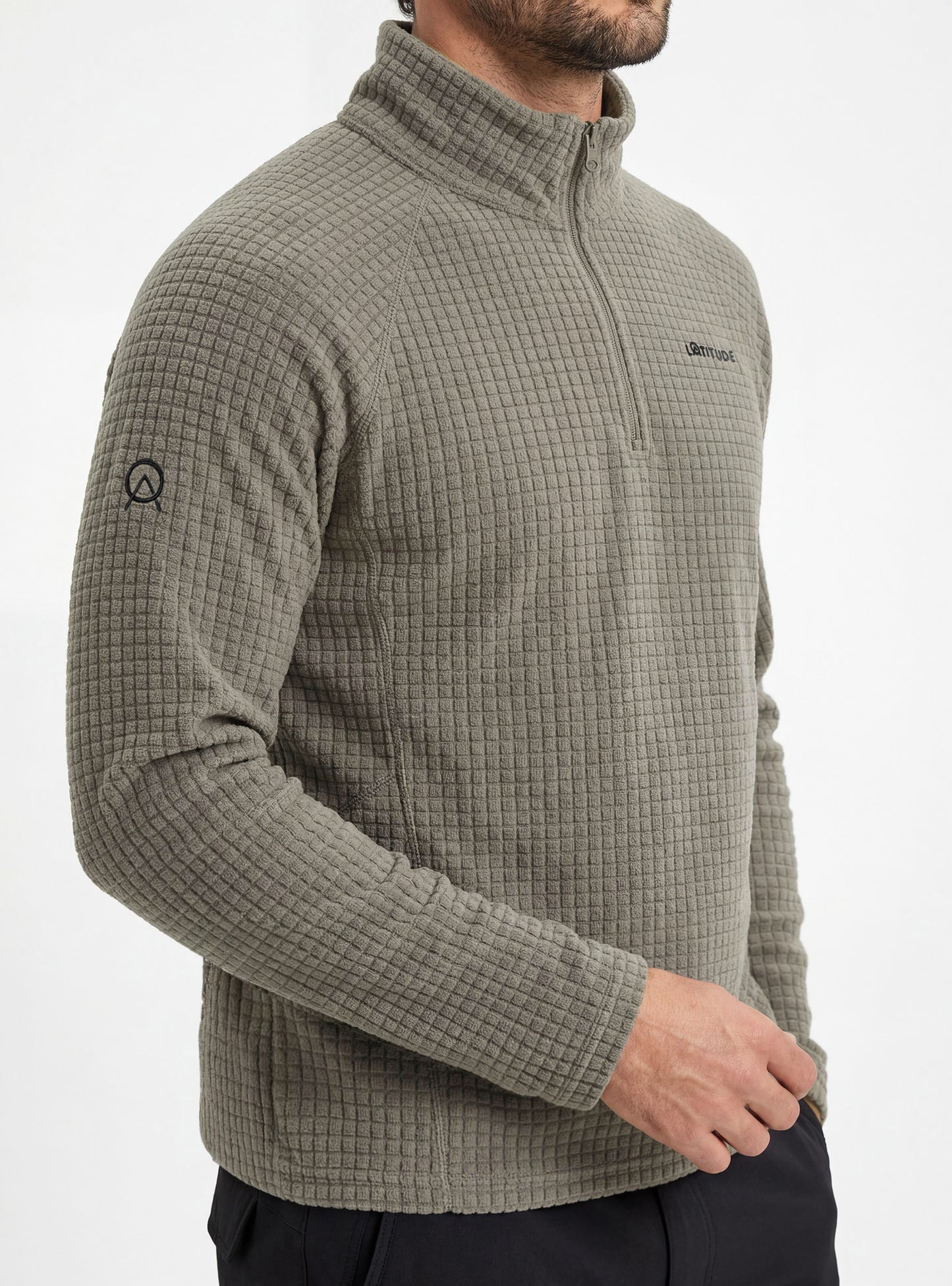Polar Texturizado Hombre Fitz Roy color beige