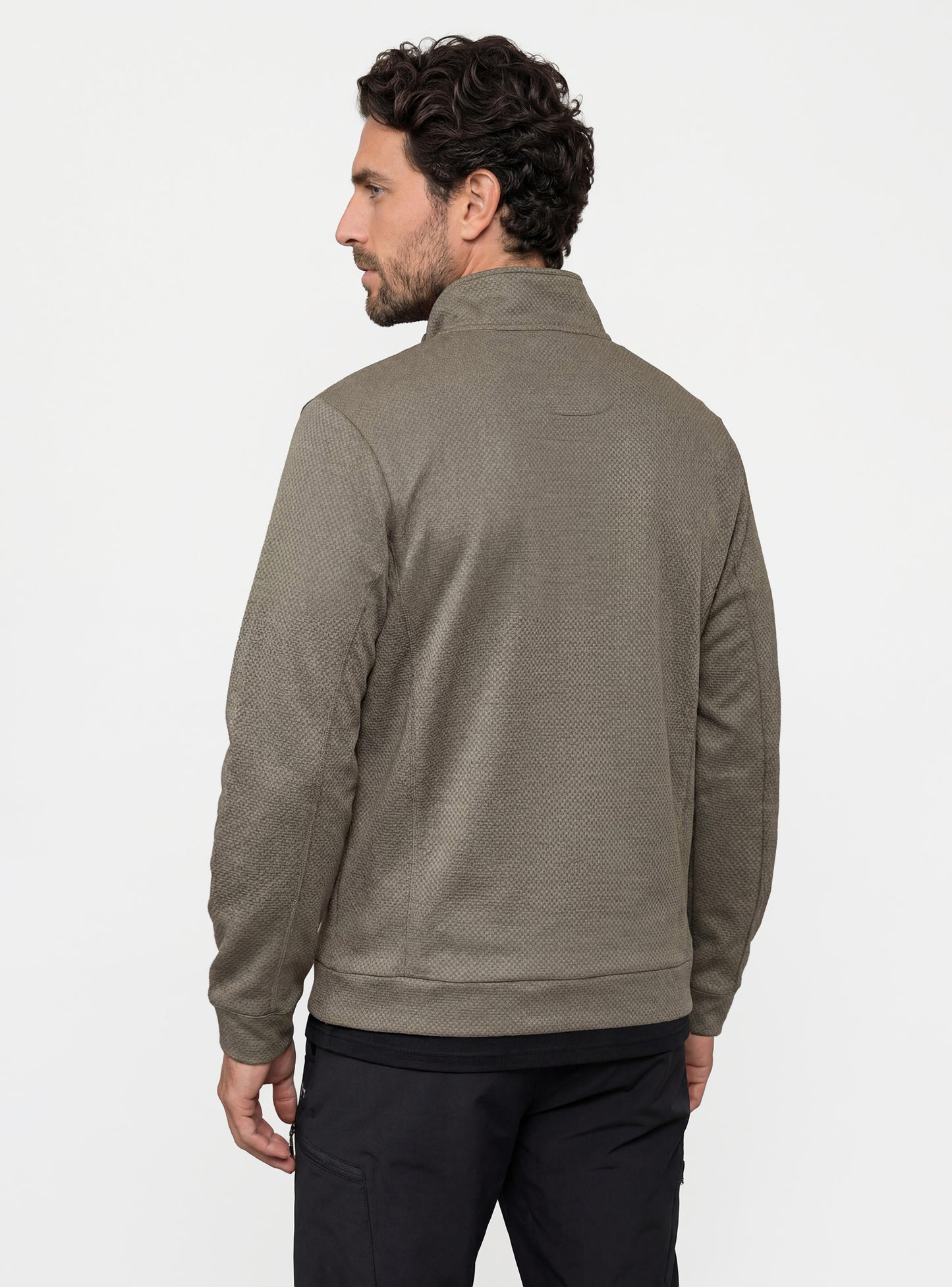 Polerón Waffle Hombre Toltén color beige