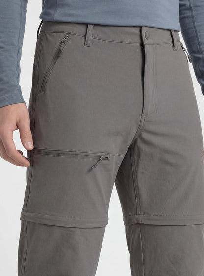Pantalón Desmontable Hombre Futaleufú color gris