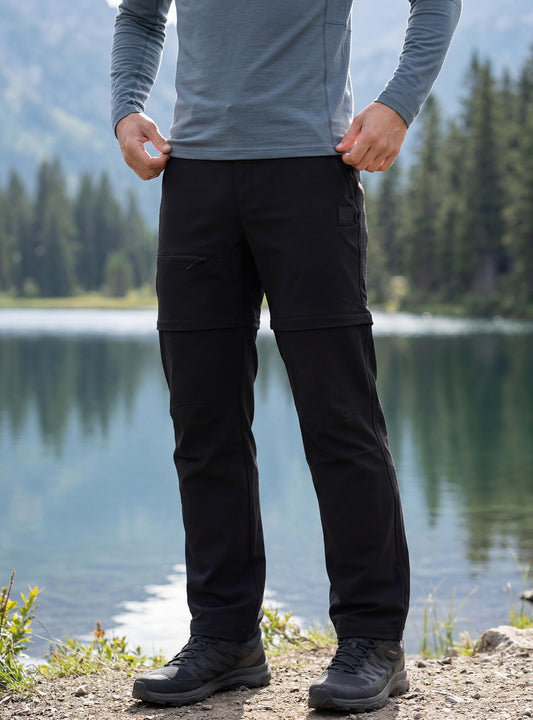 Pantalón Desmontable Hombre Futaleufú color Negro