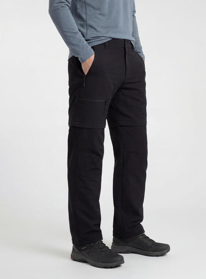 Pantalón Desmontable Hombre Futaleufú color Negro