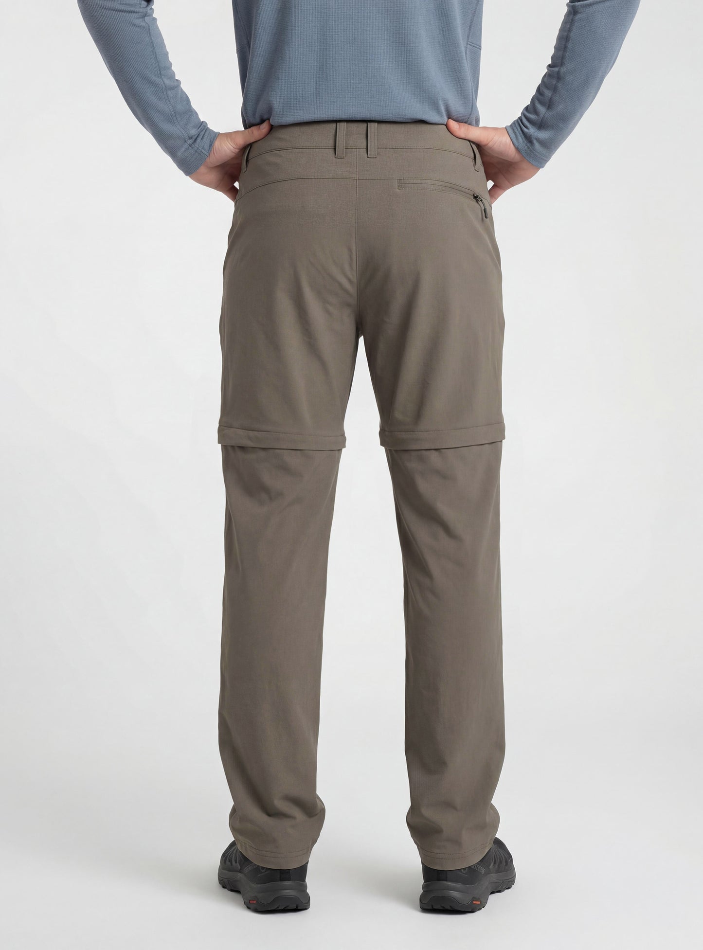 Pantalón Desmontable Hombre Futaleufú color gris