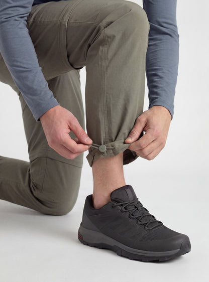 Pantalón Desmontable Hombre Futaleufú color gris