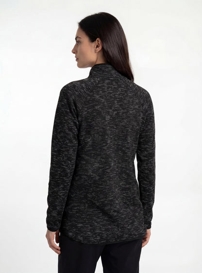 Polar melange de mujer color negro