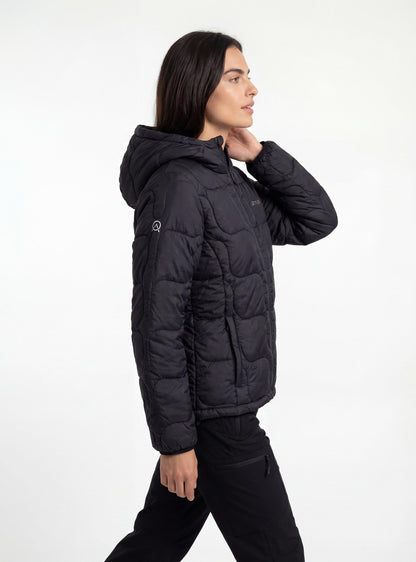 Parka con Capucha Mujer Queulat Negro